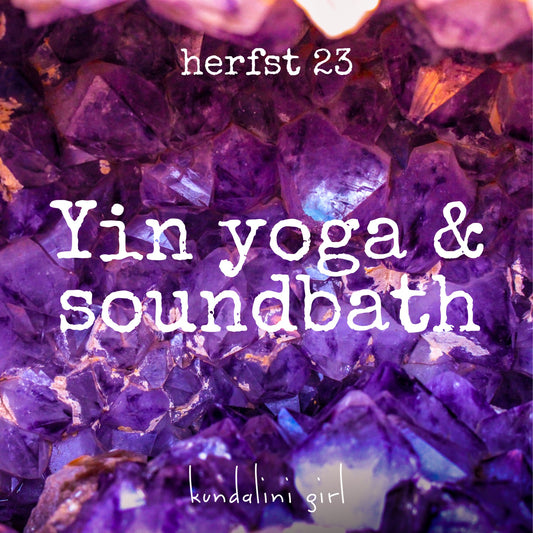 Yin yoga & soundbath